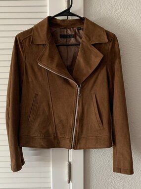Uniqlo Faux Suede Moto Jacket | Size: Large